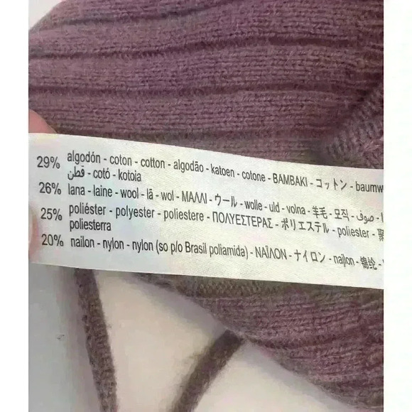 Zara Ribbed Knit Top Trf Purple V-Neck Straps Size Small - Picture 6 of 8